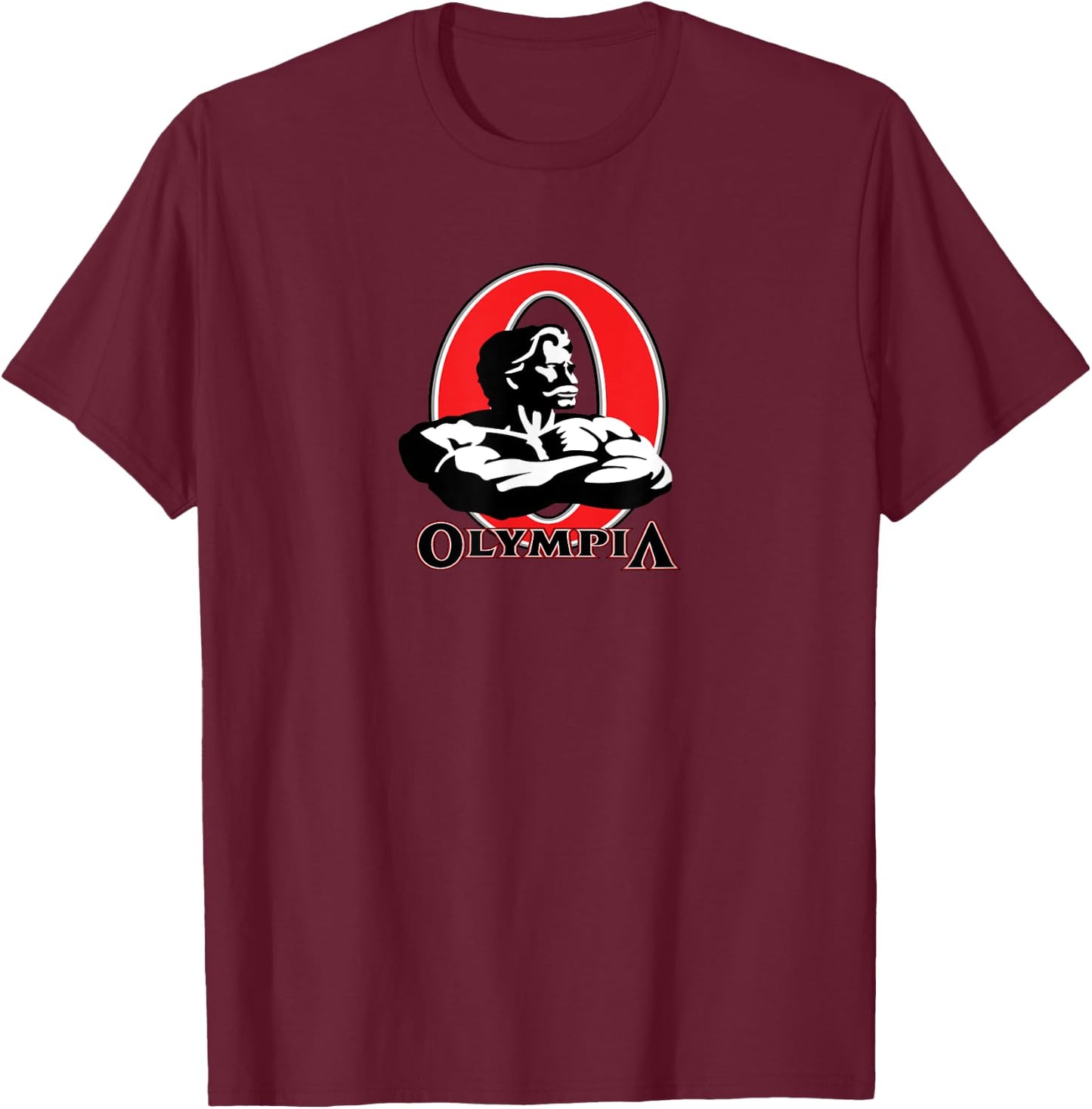 Mr olympia bodybuilding fitness gym T-Shirt - T-Shirt | Maroon