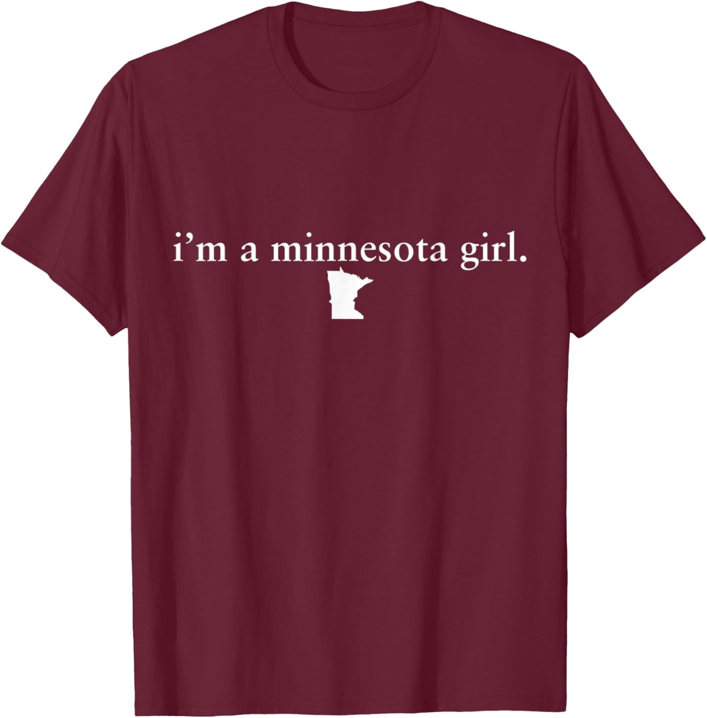 Premium Minnesota State Minneapolis Home State T-Shirt - T-Shirt | Maroon