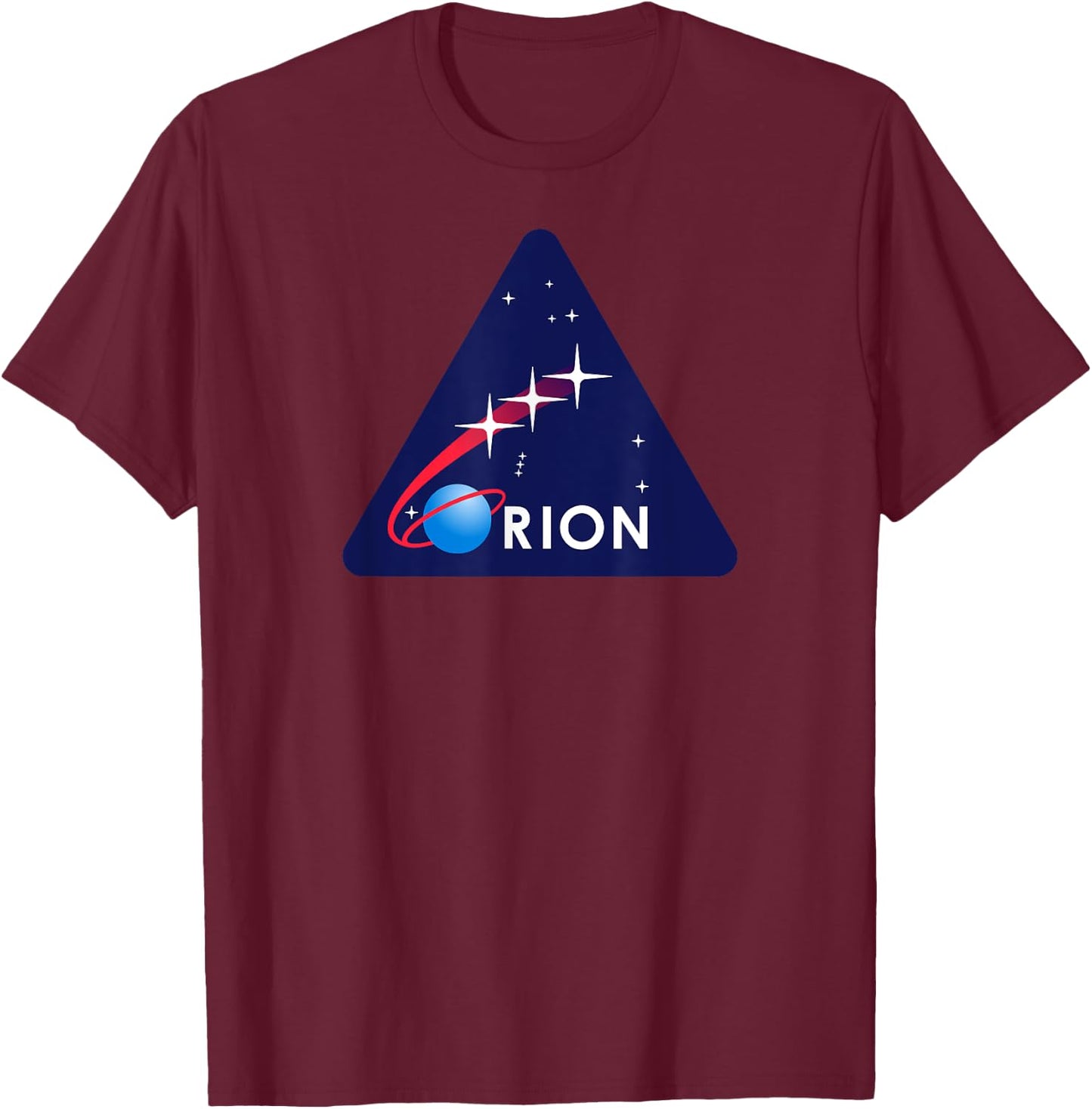 Artemis Orion SLS Exploration Mission 2 NASA Patch T-Shirt - T-Shirt | Maroon