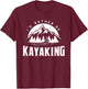 I'd Rather Be Kayaking - Funny Kayak T-Shirt - T-Shirt | Maroon