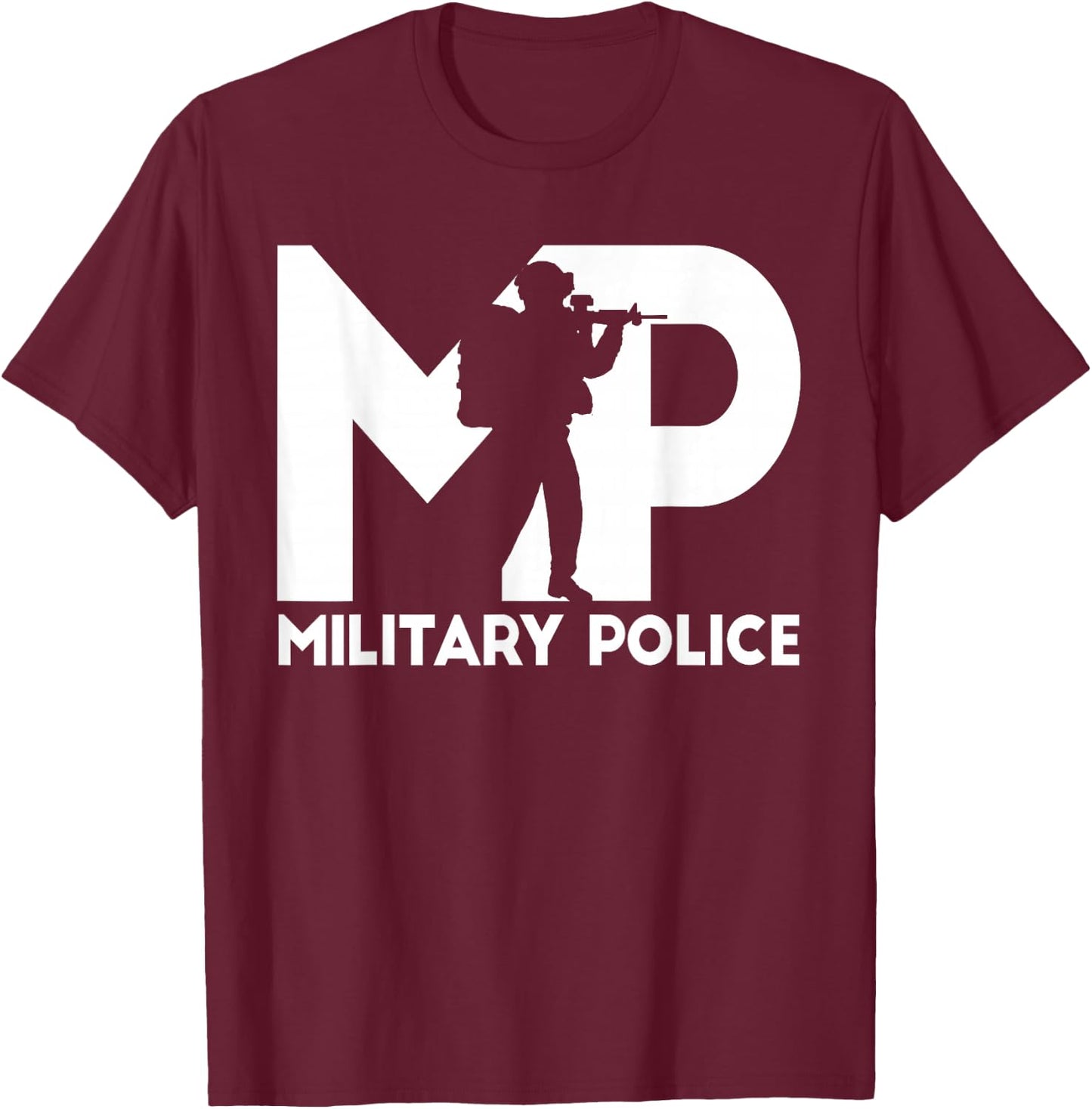 Veteran MP Military Police T-Shirt - T-Shirt | Maroon