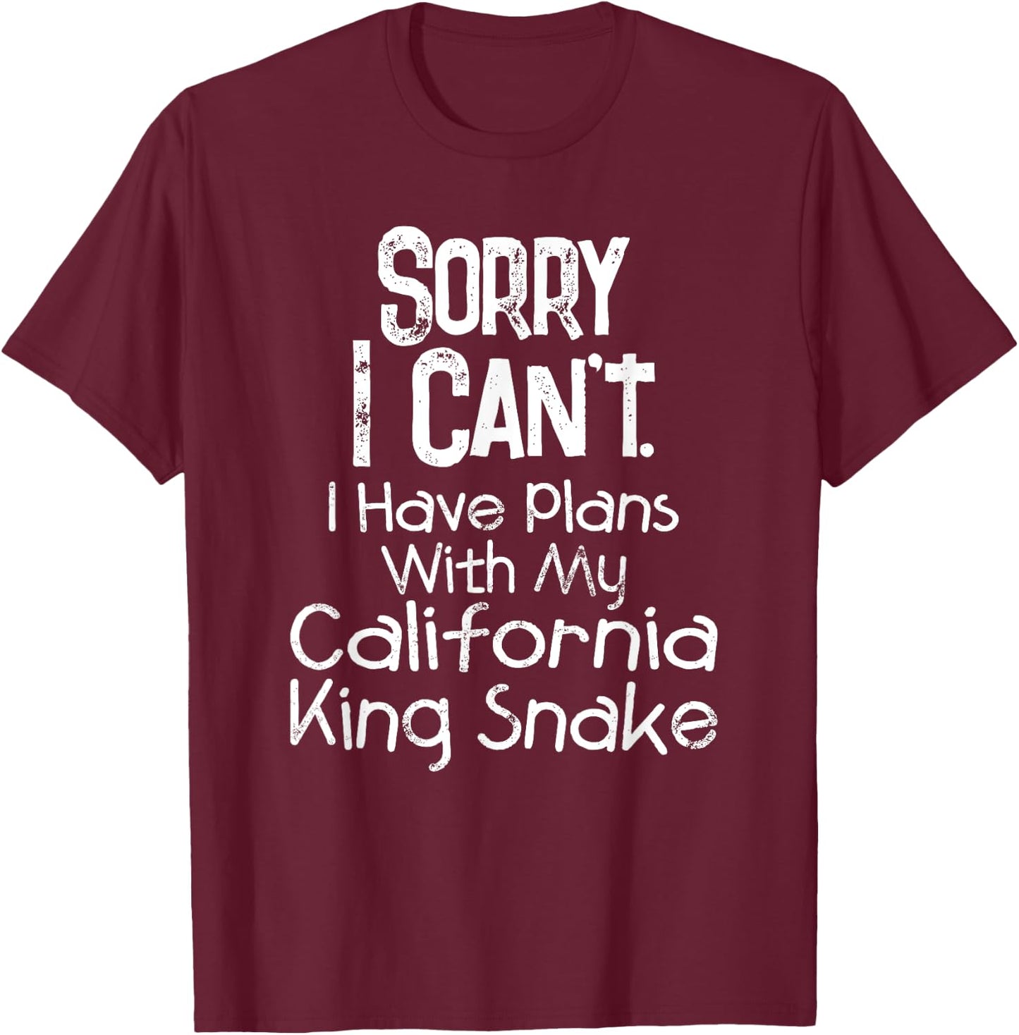 California King Snake Shirt Vintage Pet Snake Lover T-Shirt - T-Shirt | Maroon