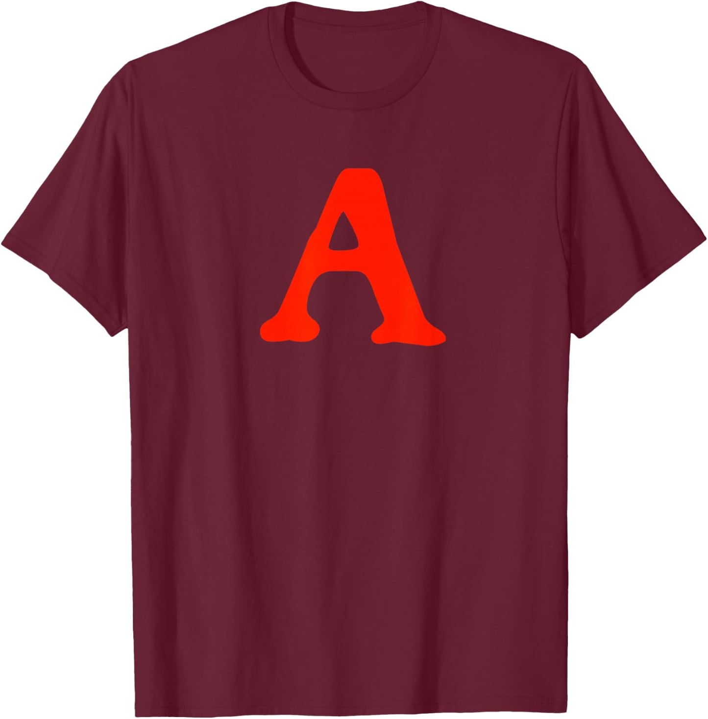Scarlet Letter T Shirt T-Shirt - T-Shirt | Maroon