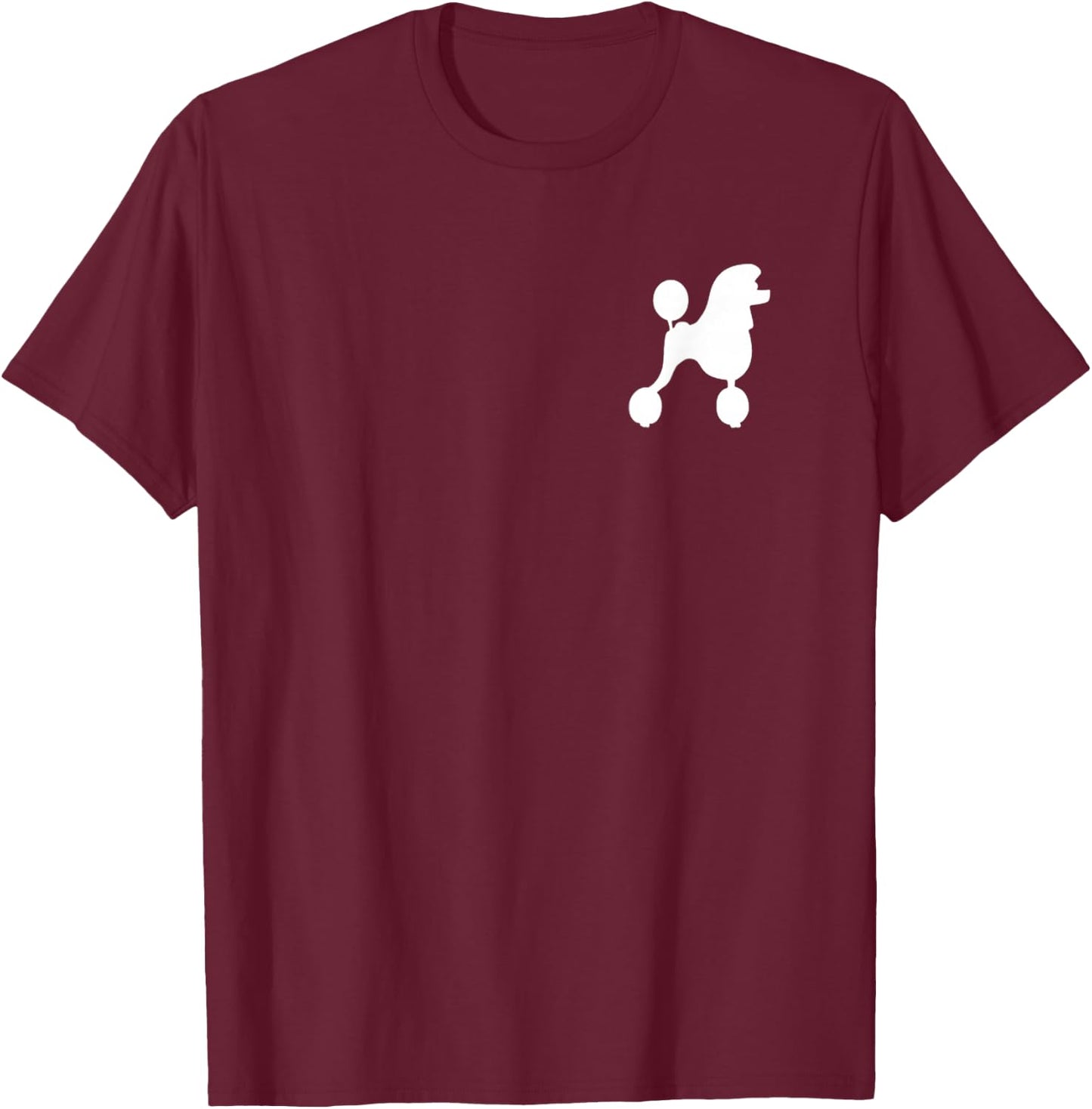 Poodle Skirt 1950's Sock Hop Costume T-Shirt - T-Shirt | Maroon