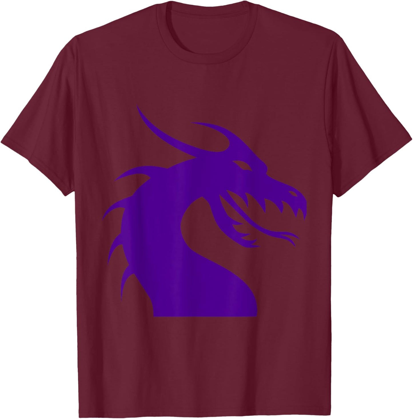 Cow Bone Hill Purple Dragon short sleeve T-Shirt - T-Shirt | Maroon