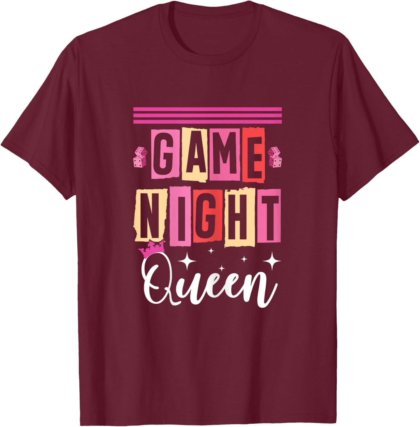 Game Night Host T-Shirt - T-Shirt | Maroon