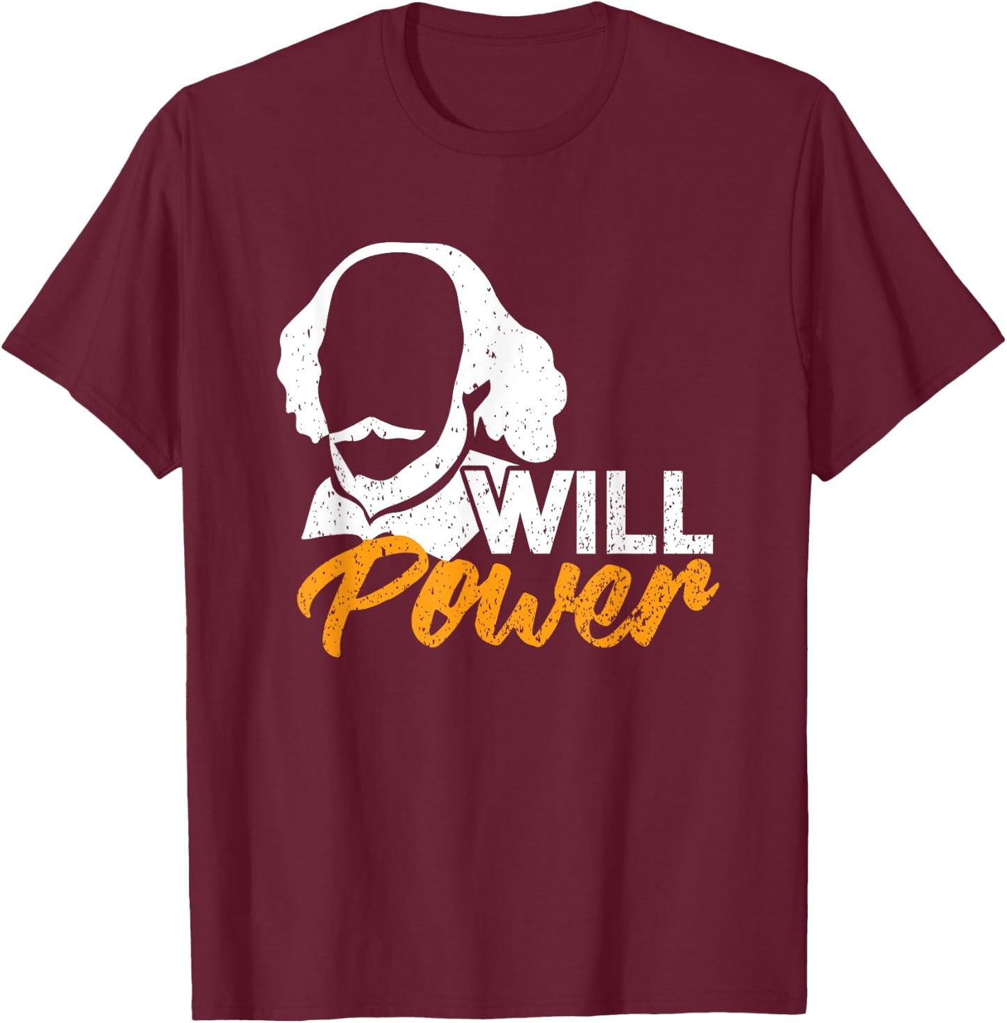Will Power Gift A Theatre Teacher Or Nerd Women Girls Kids T-Shirt - T-Shirt | Maroon