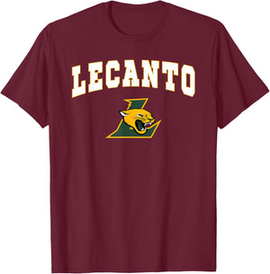 Lecanto High School Panthers C2 T-Shirt - T-Shirt | Maroon