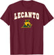 Lecanto High School Panthers C2 T-Shirt - T-Shirt | Maroon