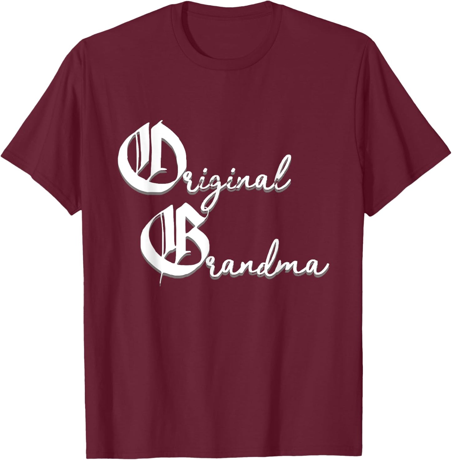 OG Grandma Funny T-Shirt - T-Shirt | Maroon