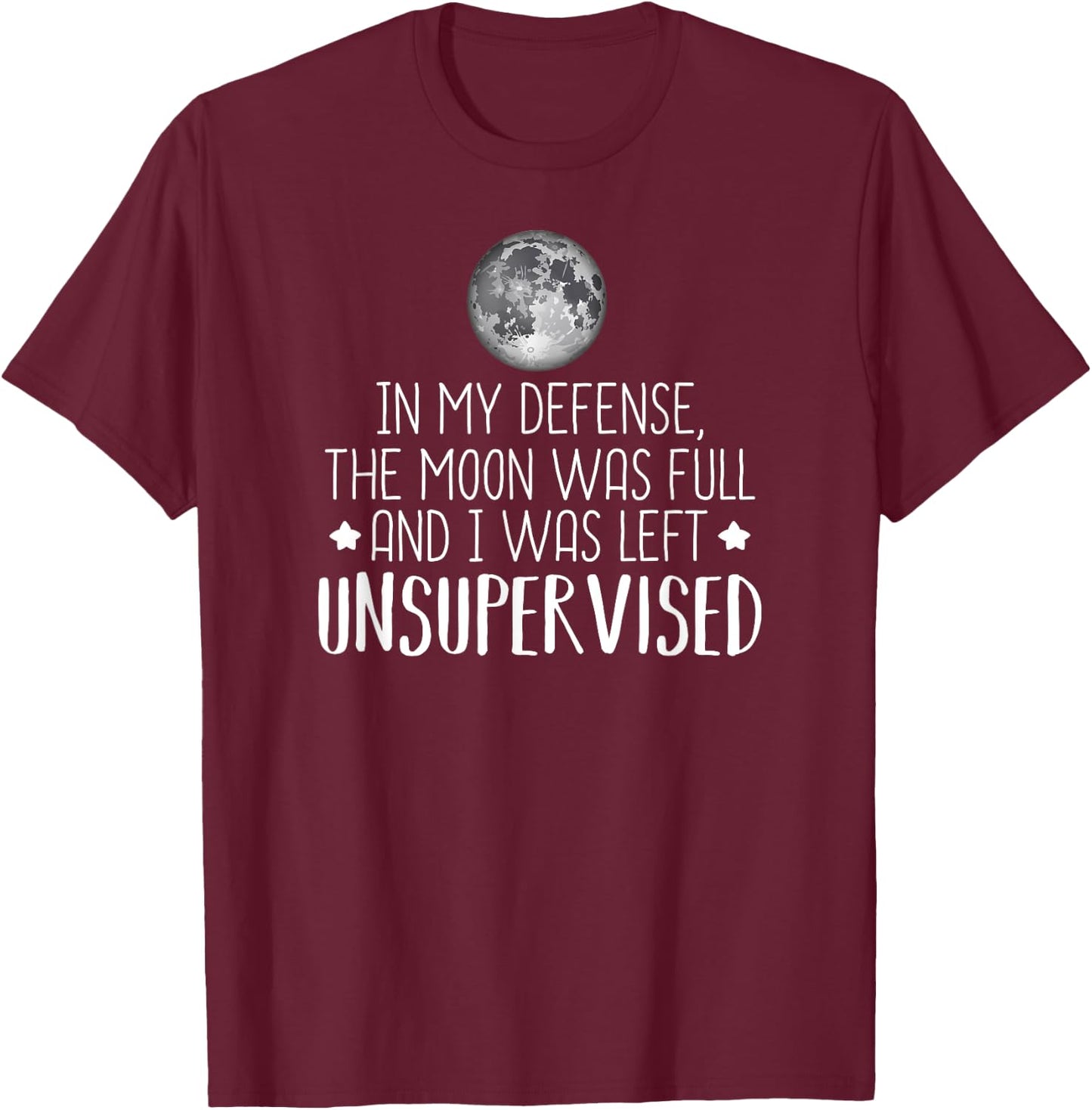 Full Moon Wiccan Wiccan and Pagan Witch T-Shirt - T-Shirt | Maroon