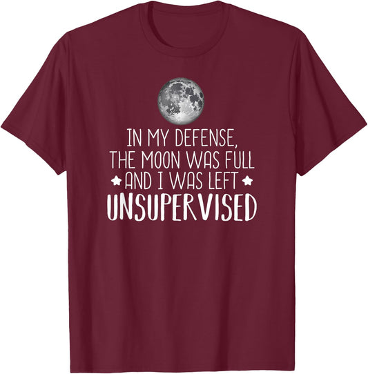 Full Moon Wiccan Wiccan and Pagan Witch T-Shirt - T-Shirt | Maroon