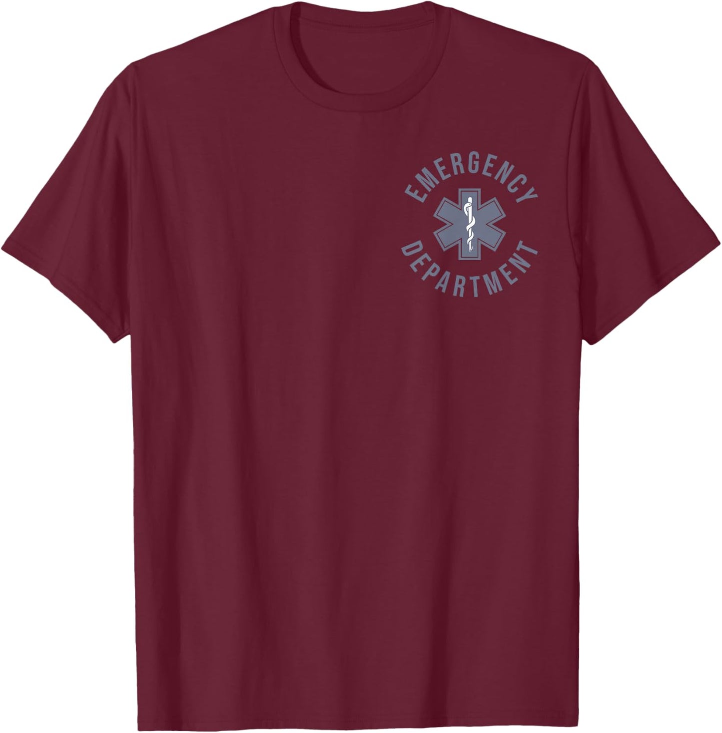 Emergency Department Emergency Room Healthcare T-Shirt - T-Shirt | Maroon