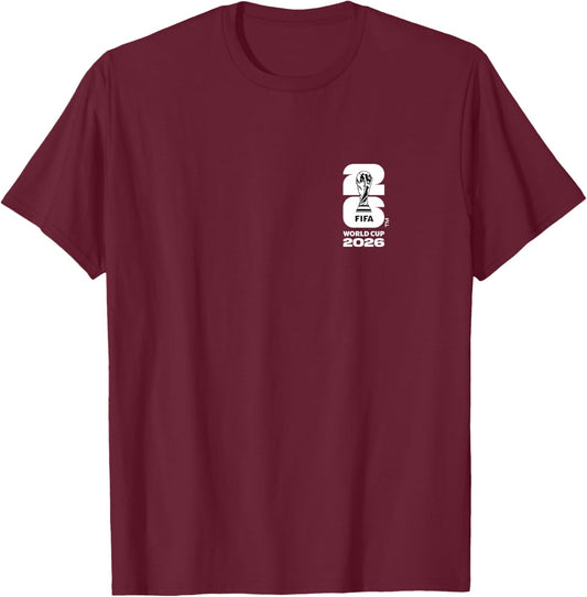 Kids FIFA World CUP26 Jordan Country Ball T-Shirt - T-Shirt | Maroon