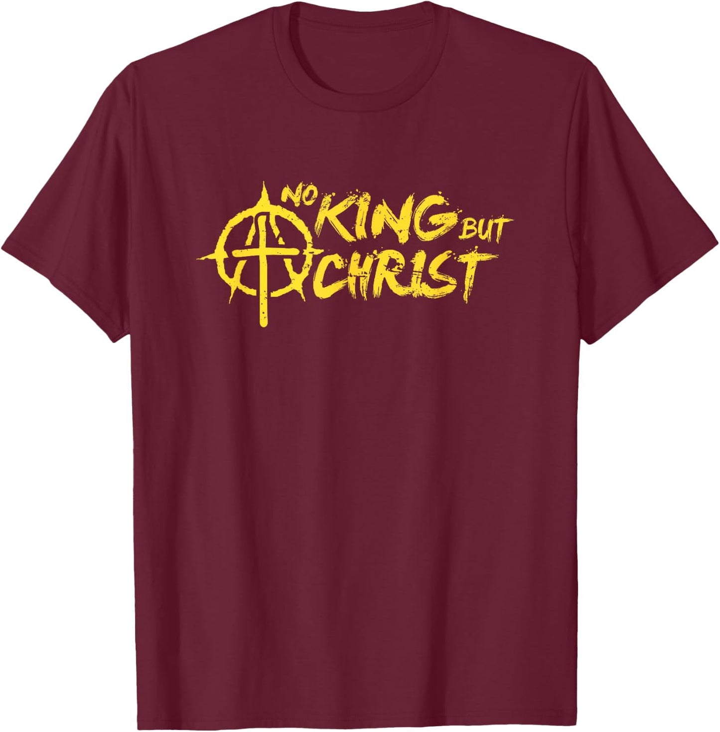 Christian Libertarian - Anarcho Capitalism T-Shirt - T-Shirt | Maroon