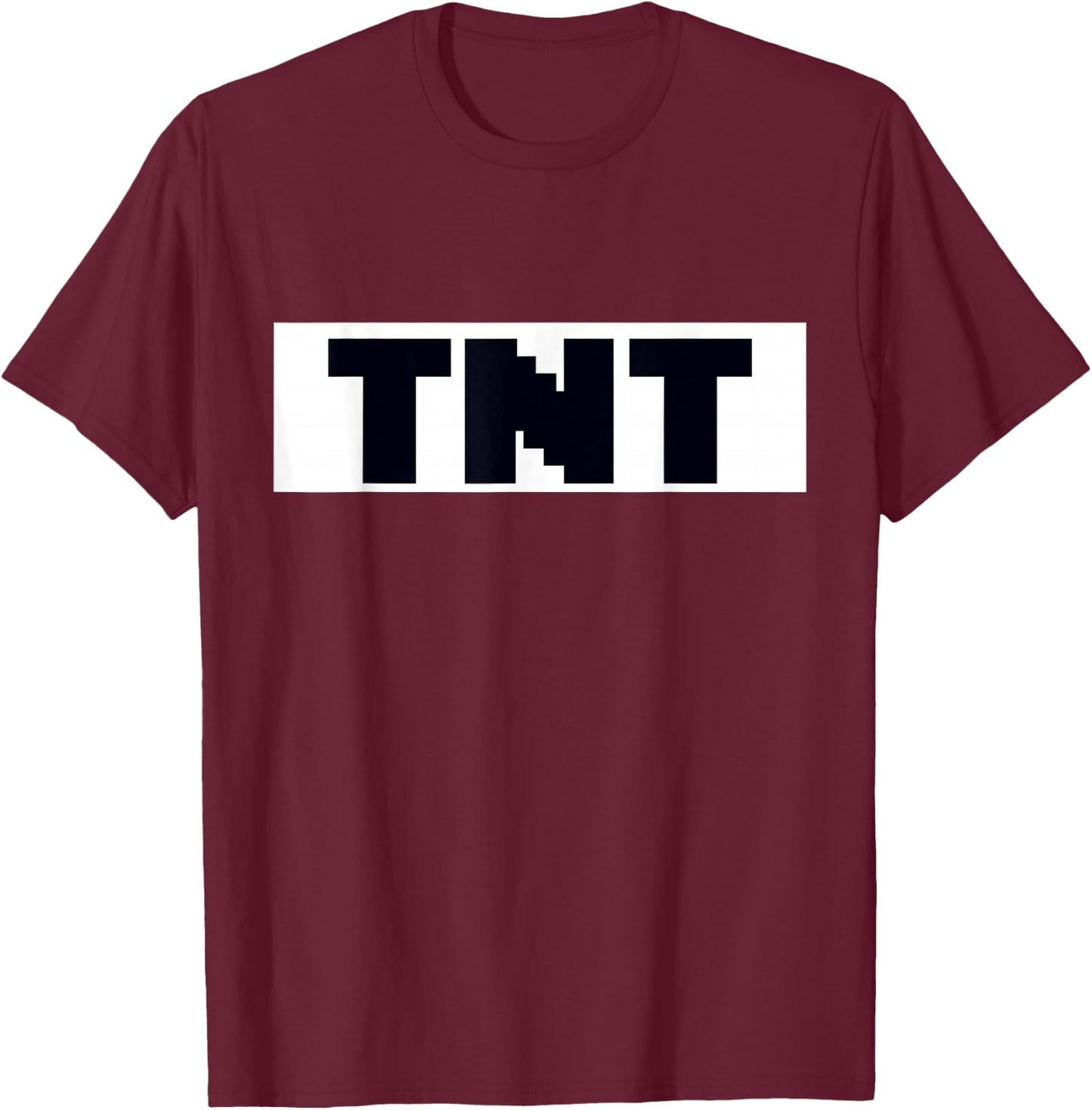 TNT Costume DIY Easy Family Costumes TNT Halloween Costume T-Shirt - T-Shirt | Maroon