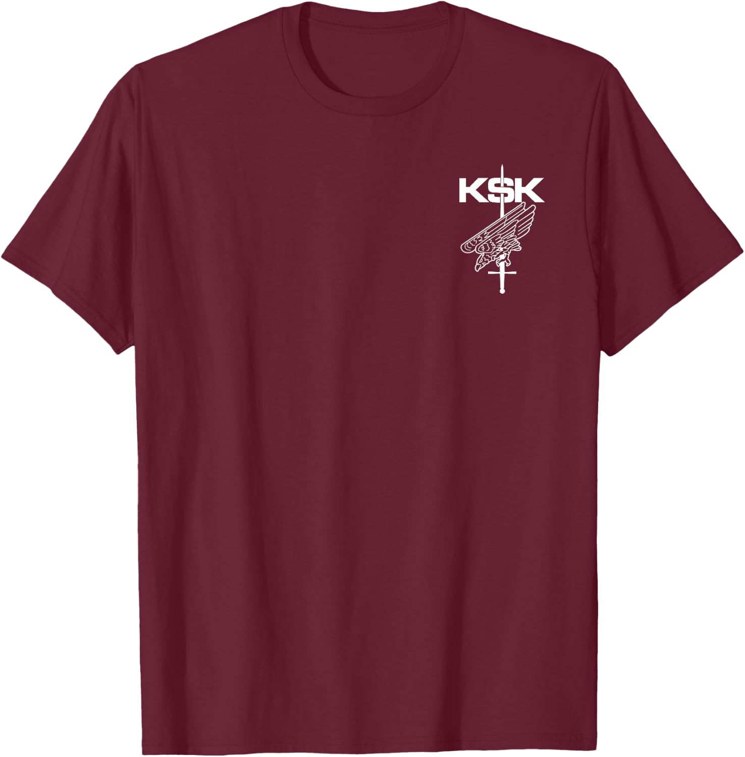Germany Special Forces KSK T-Shirt - T-Shirt | Maroon
