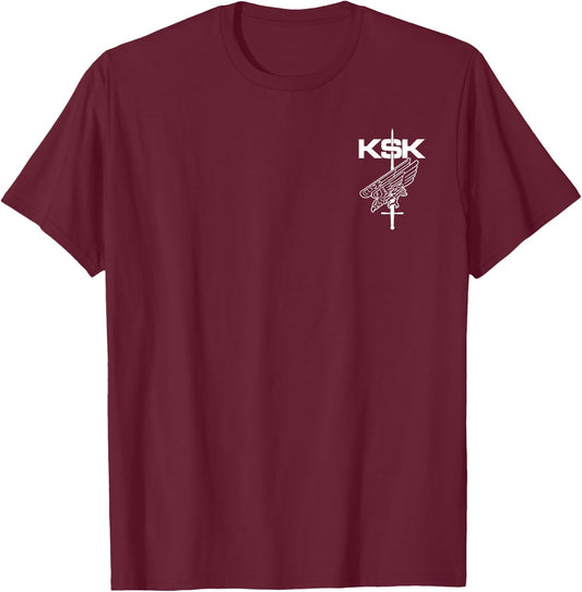 Germany Special Forces KSK T-Shirt - T-Shirt | Maroon