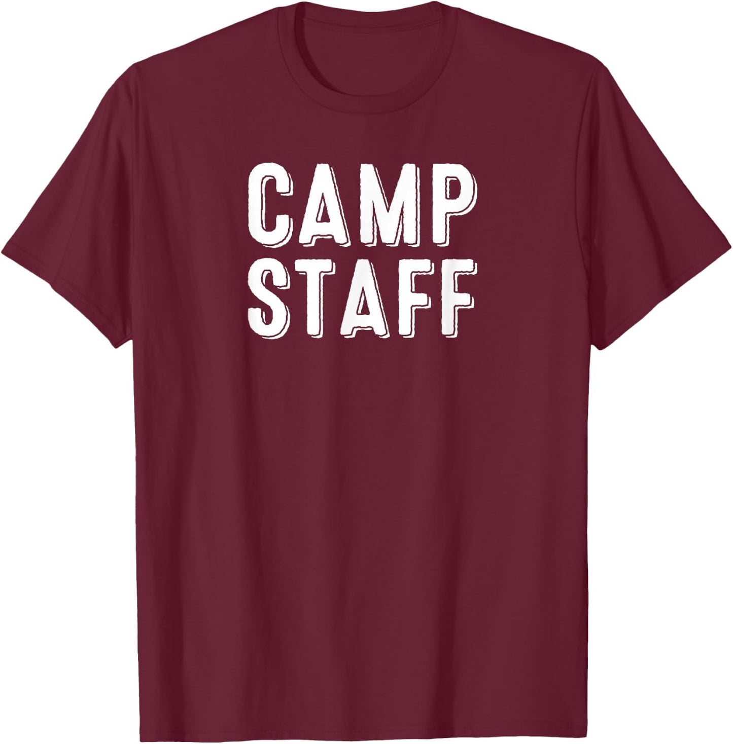 Camp Staff T-Shirt - T-Shirt | Maroon