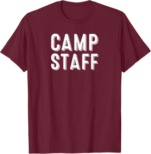 Camp Staff T-Shirt - T-Shirt | Maroon