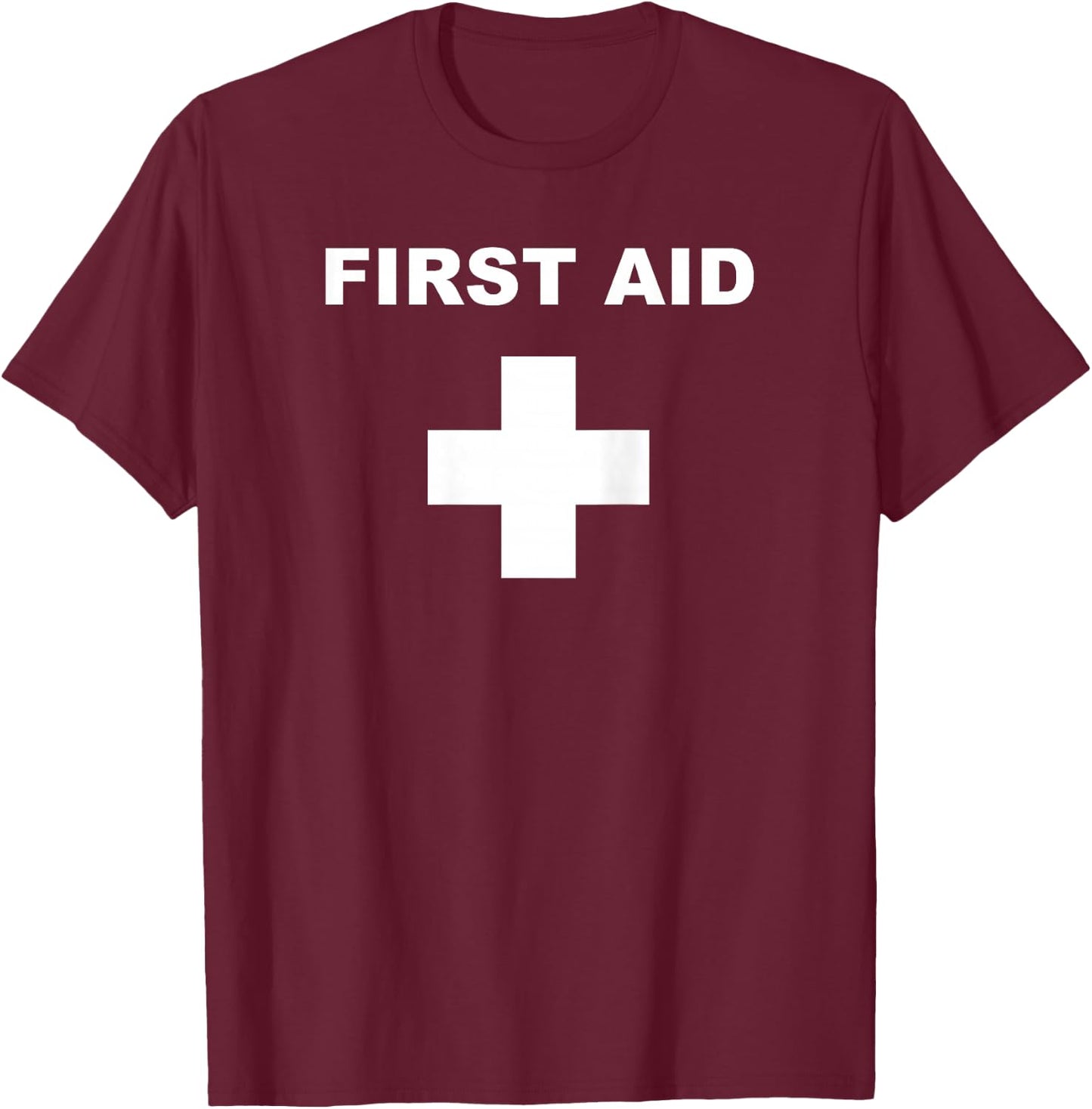 First Aid T-Shirt - T-Shirt | Maroon