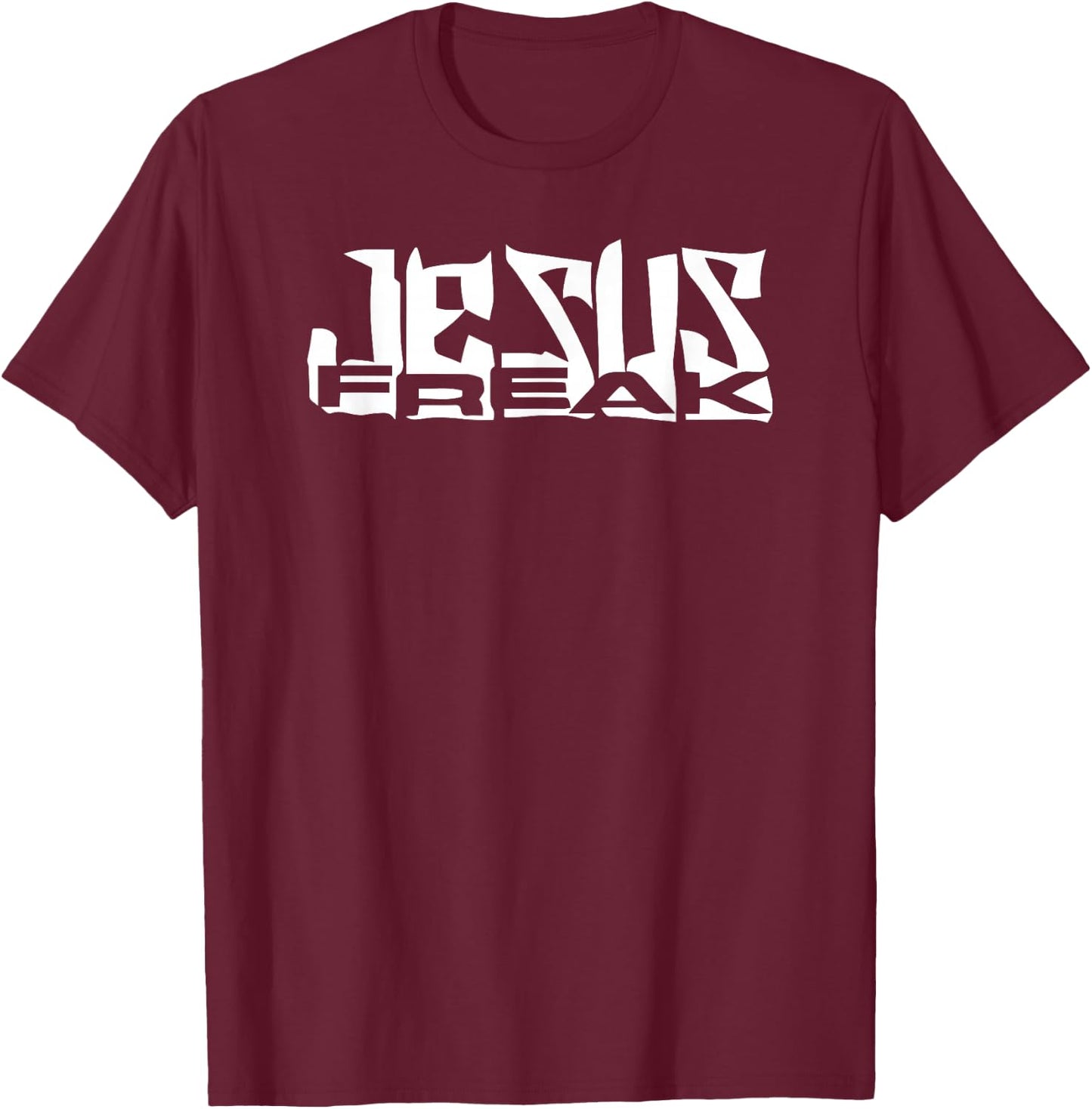 Jesus freak Christmas Christian T-Shirt - T-Shirt | Maroon