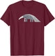 NicSquirrell Animals Giant Anteater - -Adults, Black, Small T-Shirt - T-Shirt | Maroon