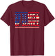 20 Years of Service Military Anniversary T-Shirt - T-Shirt | Maroon