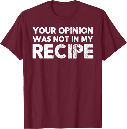 Funny Shirt For Cooks | Distressed Design T-Shirt - T-Shirt | Maroon