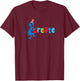 Dr. Seuss Create Like The Cat T-Shirt - T-Shirt | Maroon