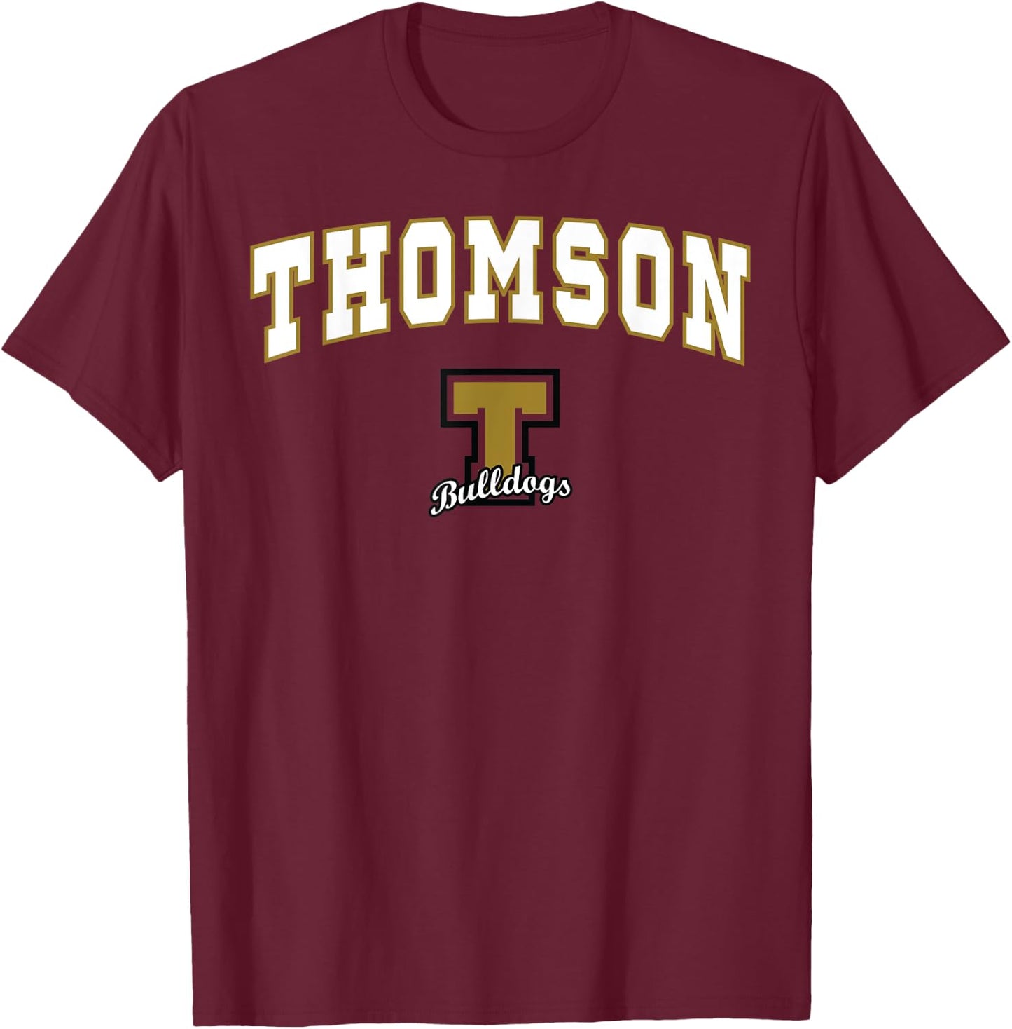 Thomson High School Bulldogs C2 T-Shirt - T-Shirt | Maroon