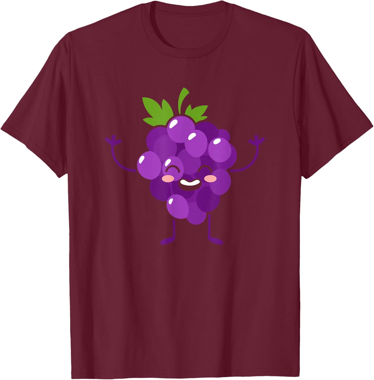Grapes - Fruit Gift Cute Grapes Fruit Themed Outfit Gift T-Shirt - T-Shirt | Maroon