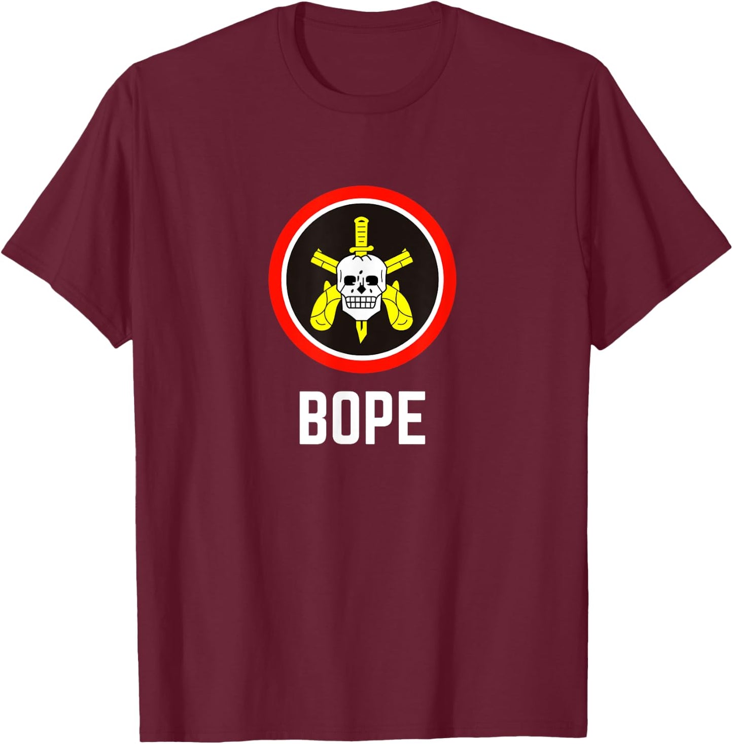 Battalion of special police operations BOPE Brazil T-Shirt - T-Shirt | Maroon