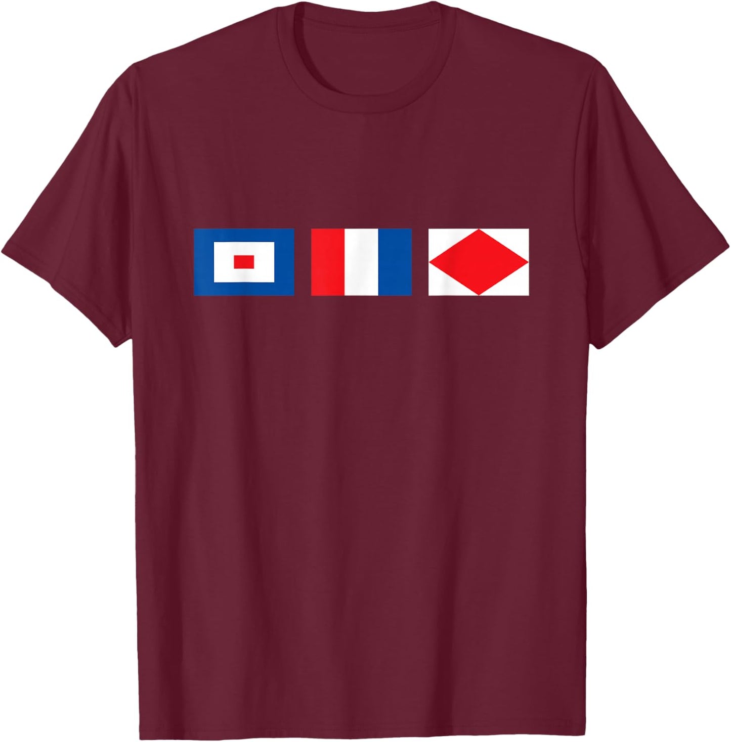 Whiskey Tango Foxtrot Funny Sailing T-Shirt - T-Shirt | Maroon