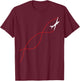 Aerobatic Glider Pilot T-Shirt - T-Shirt | Maroon