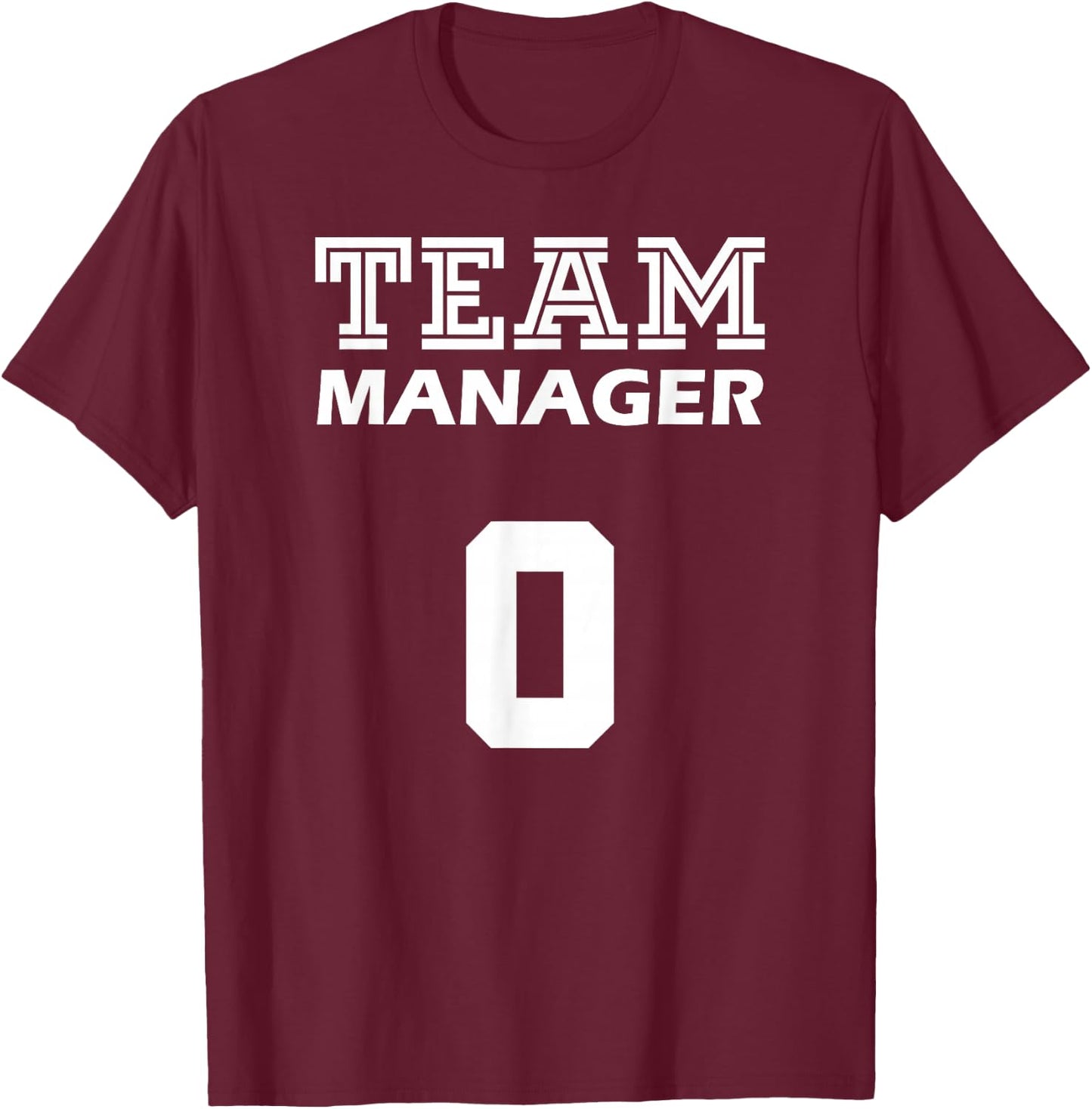 Sports Team Equipment Manager T-Shirt - T-Shirt | Maroon