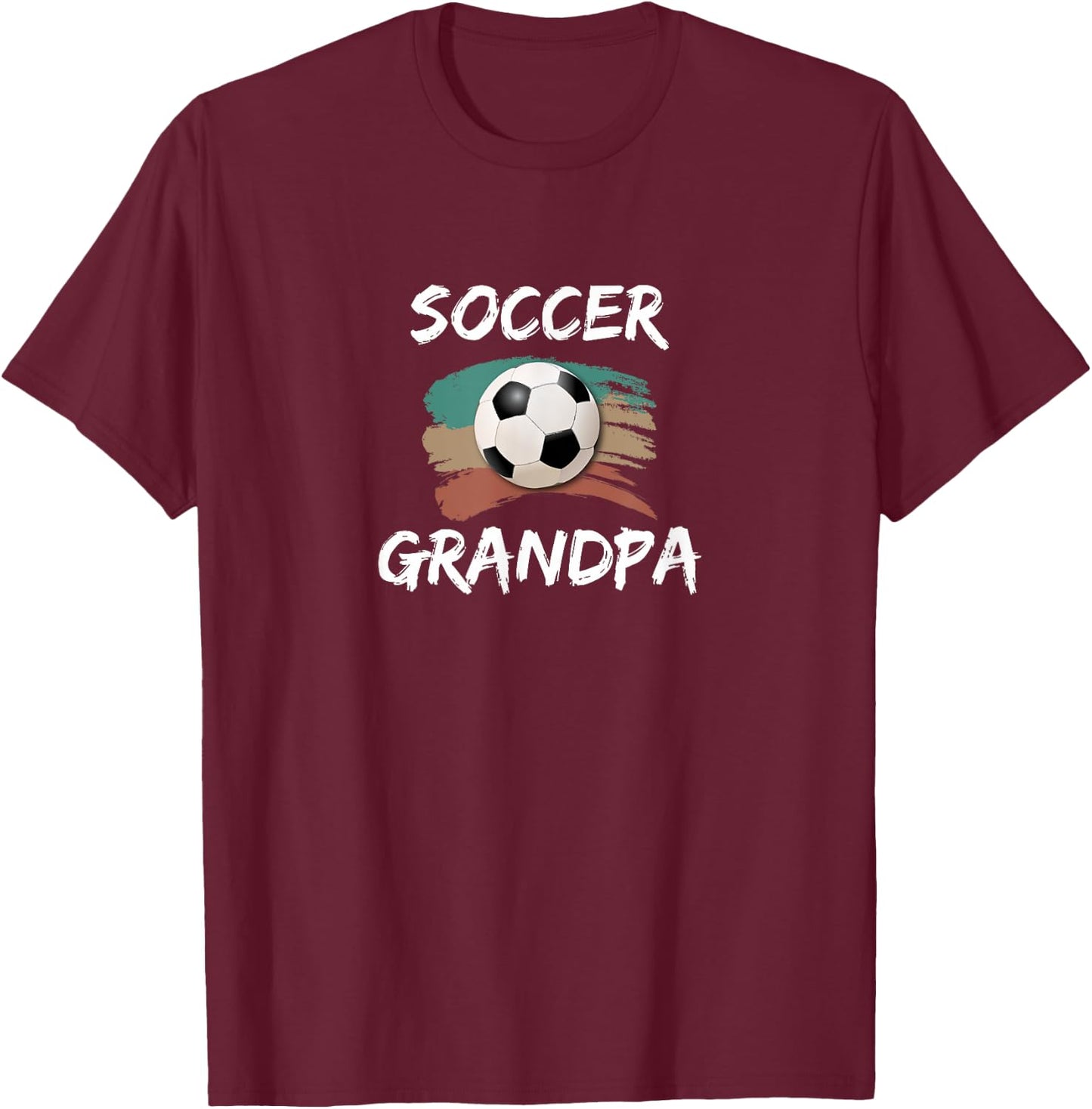 Soccer Grandpa T-Shirt - T-Shirt | Maroon