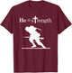Christian Military Inspirational Quote Jesus Soldier T-Shirt - T-Shirt | Maroon