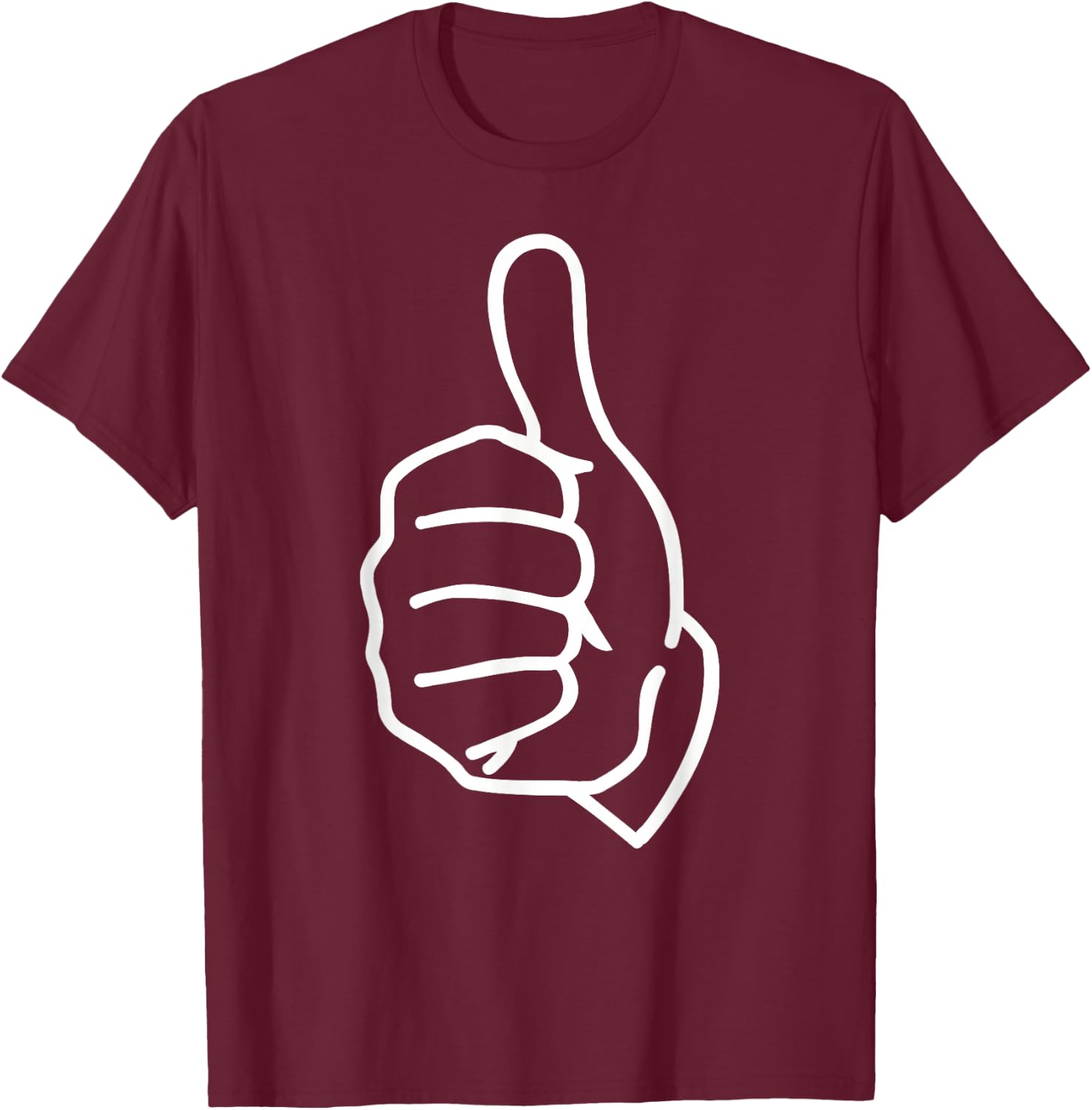 Thumbs up T-Shirt - T-Shirt | Maroon