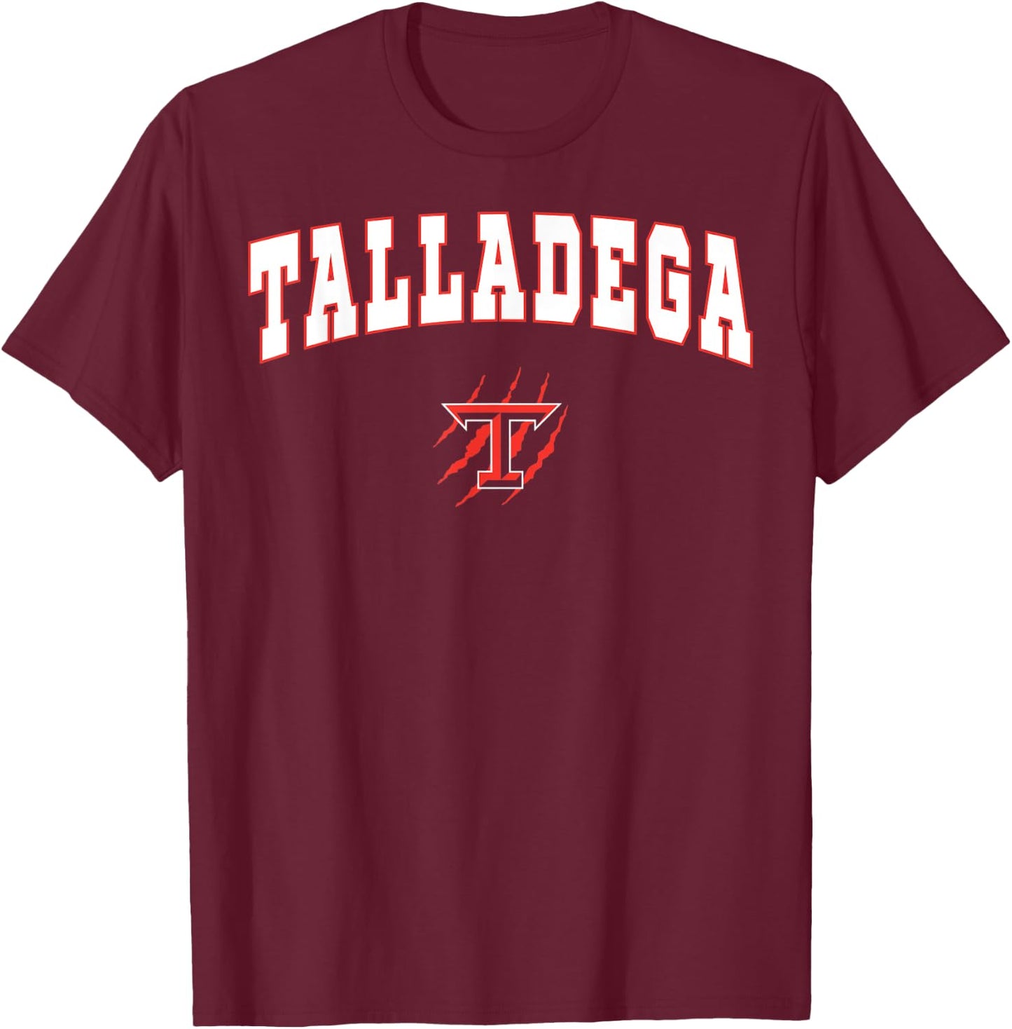 Talladega High School Tigers C2 T-Shirt - T-Shirt | Maroon