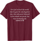 John 3:16 Christian Bible Verse T-Shirt - T-Shirt | Maroon
