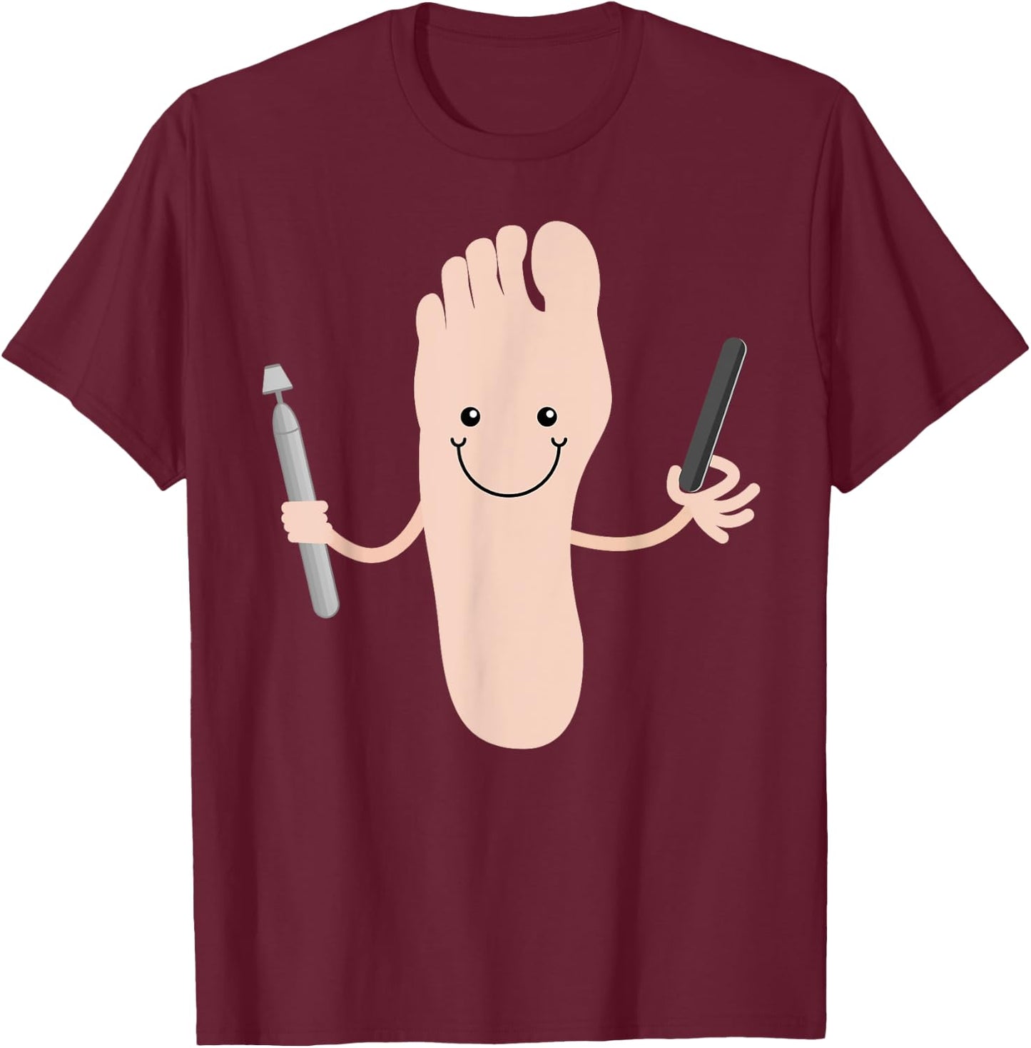 Funny Foot Doctor Sexy Podiatrist Beautician Shirt T-Shirt - T-Shirt | Maroon
