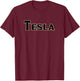 Nikola Tesla Shirt - Tesla T shirt T-Shirt - T-Shirt | Maroon