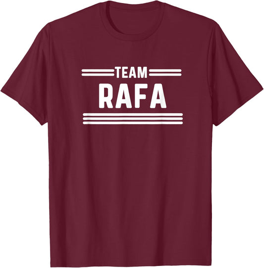 Team Rafa - Family Name T-Shirt - T-Shirt | Maroon