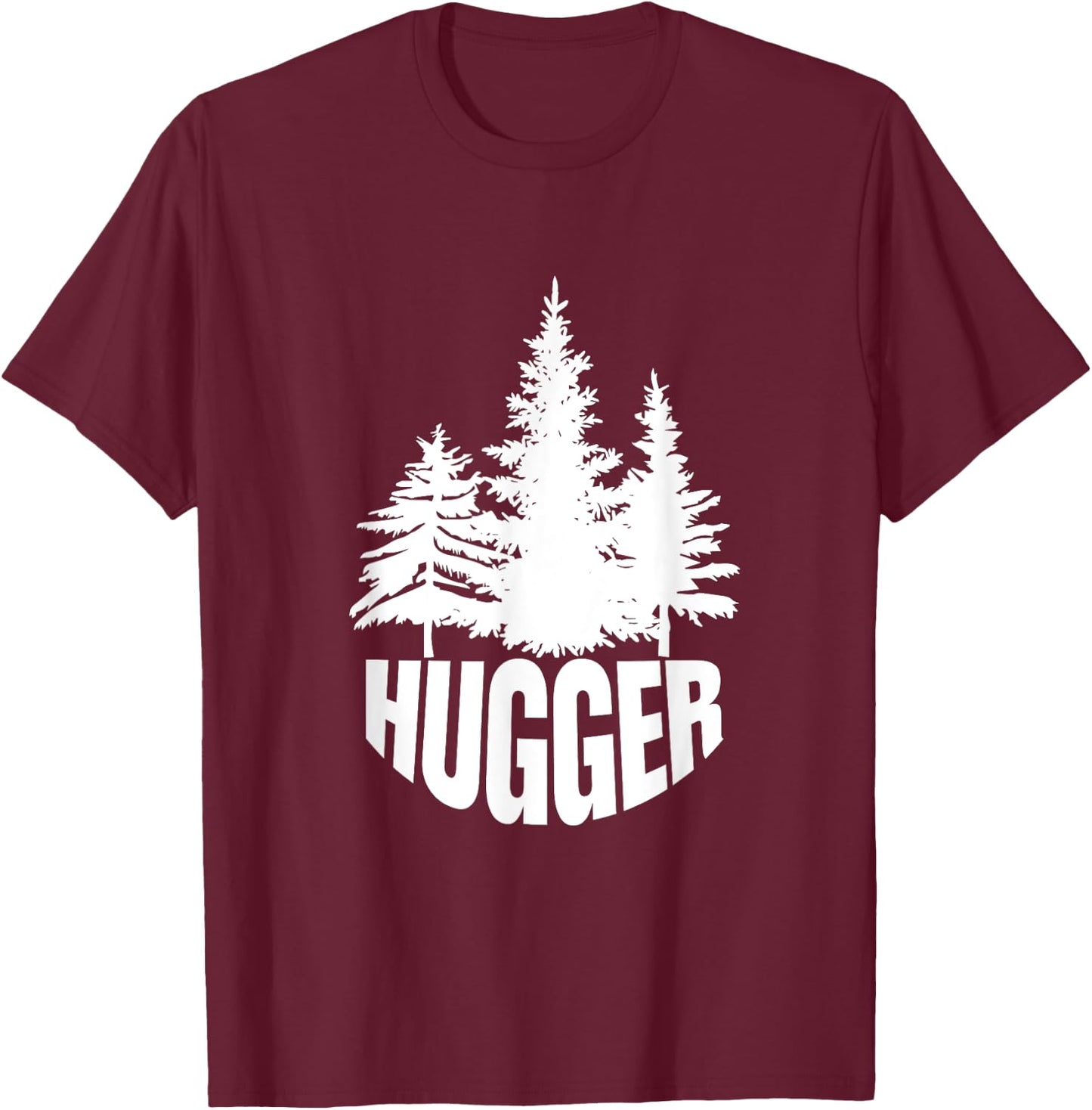 Green Environmentalist - Tree Hugger T-Shirt - T-Shirt | Maroon
