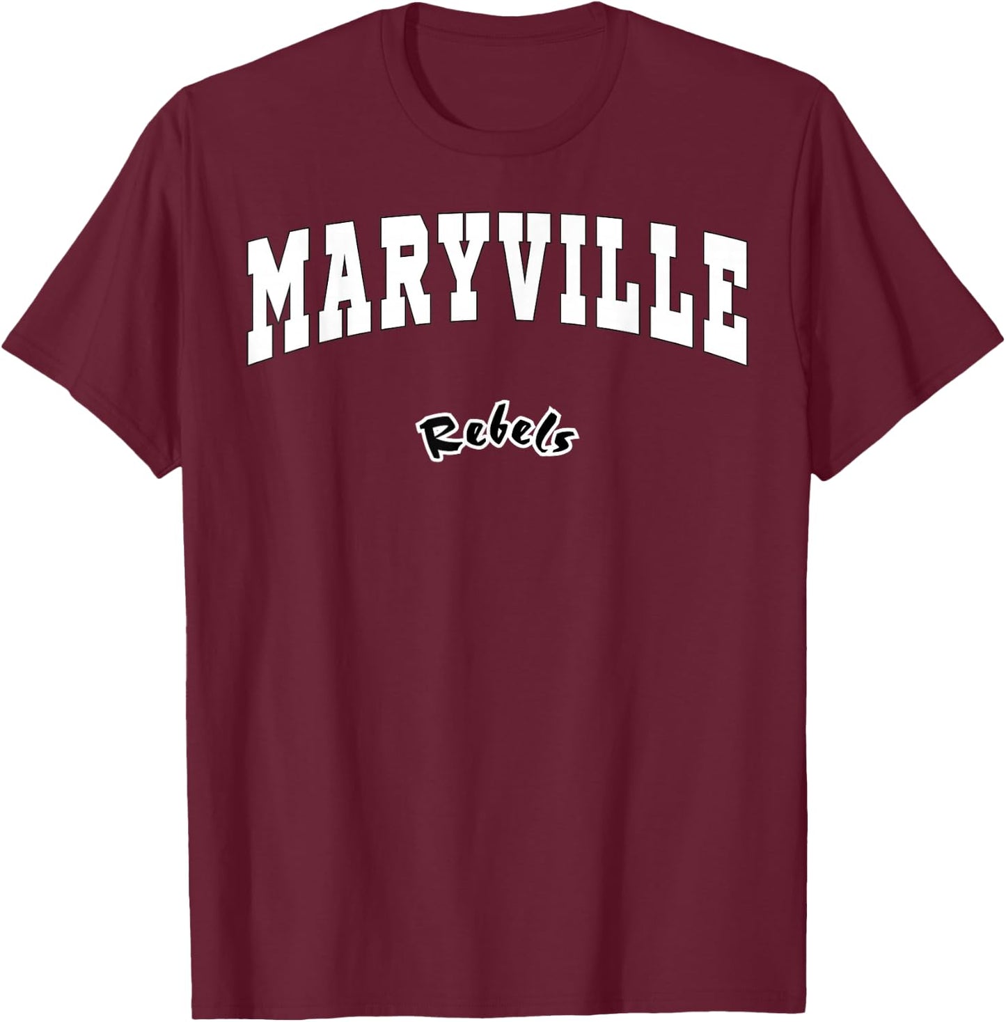 Maryville High School Rebels C2 T-Shirt - T-Shirt | Maroon