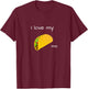 Funny Taco and Trucks T shirt Tacoma T-Shirt - T-Shirt | Maroon