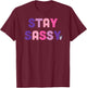 Kuromi Stay Sassy T-Shirt - T-Shirt | Maroon