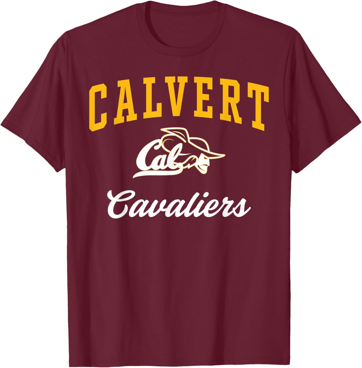 Calvert High School Cavaliers C3 T-Shirt - T-Shirt | Maroon