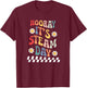 It's STEAM Day STEAM Teacher Groovy STEAM Teaching T-Shirt - T-Shirt | Maroon